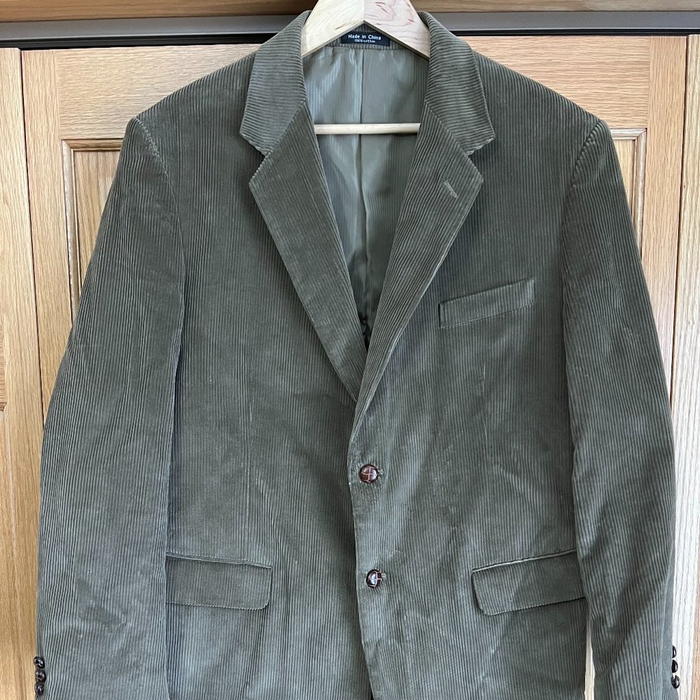 Statements Corduroy Blazer 42 Long